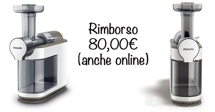 Estrattore di succo Philips Micro Juicer rimborso 80€