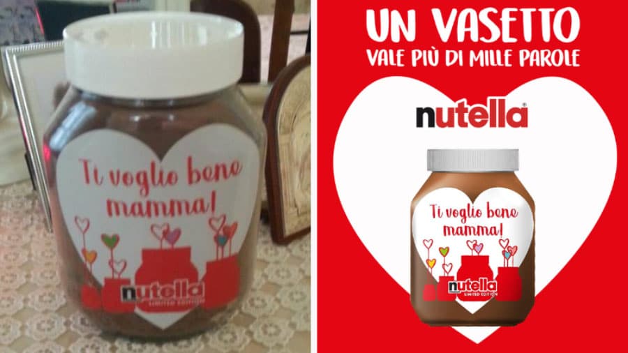 Festa della mamma Nutella: ecco il vasetto