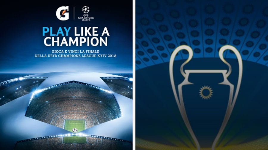 Gioca con il bot Gatorade Train&Play: vinci Finale della UEFA Champions League 2018