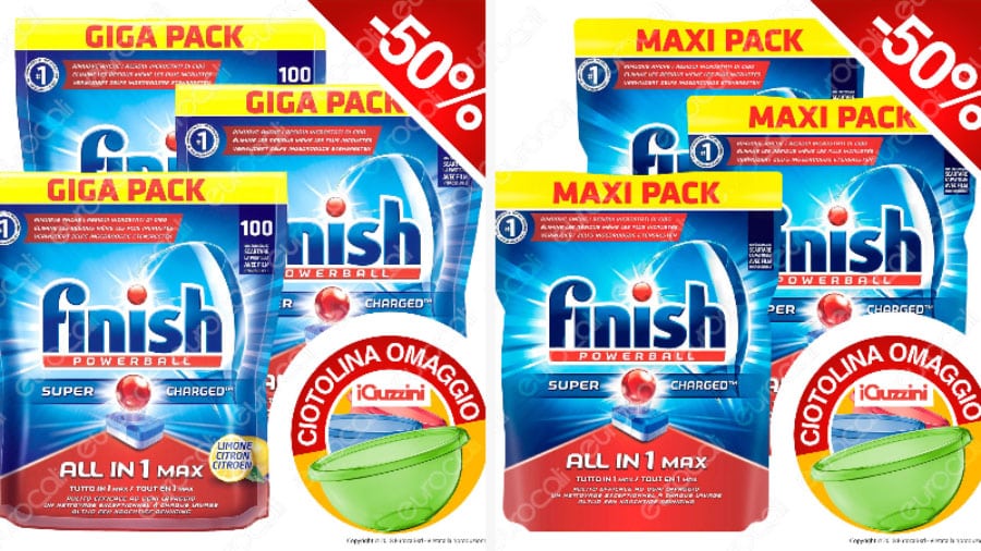 Offerta Pastiglie Finish