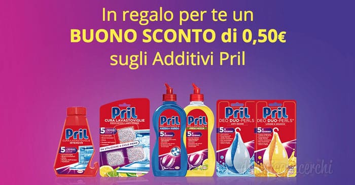 Pril Gold Gel: in regalo per te un buono sconto