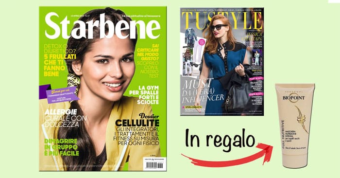 Starbene in edicola con Maschera per Capelli Biopoint e Tustyle