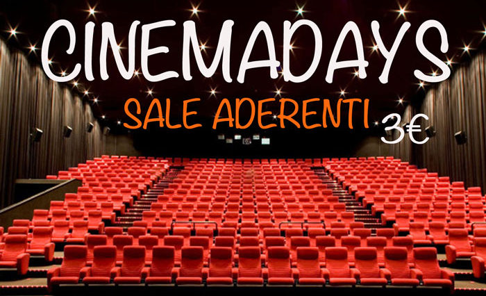 Cinema Days 2018: scopri le sale aderenti