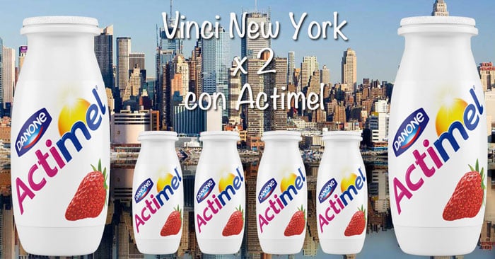 Concorso Actimel: vinci un viaggio a New York per 2