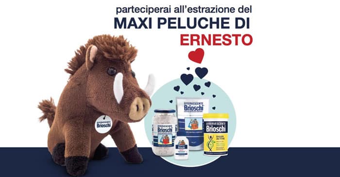 Concorso Brioschi 2018: vinci il peluche Ernesto!