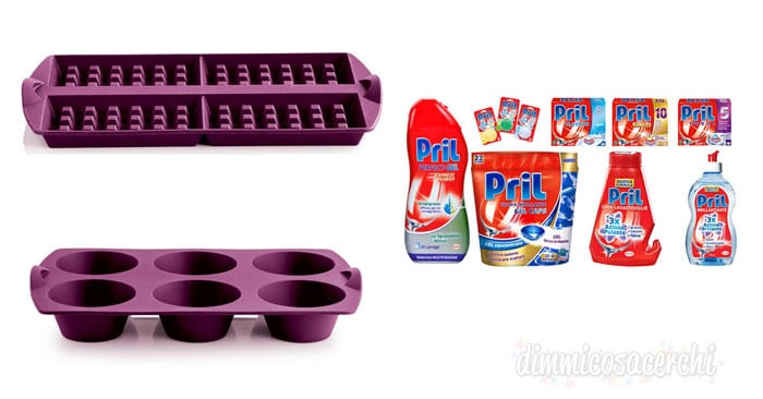 Concorso Pril: vinci 450 Set di Stampi in Silicone Tupperware