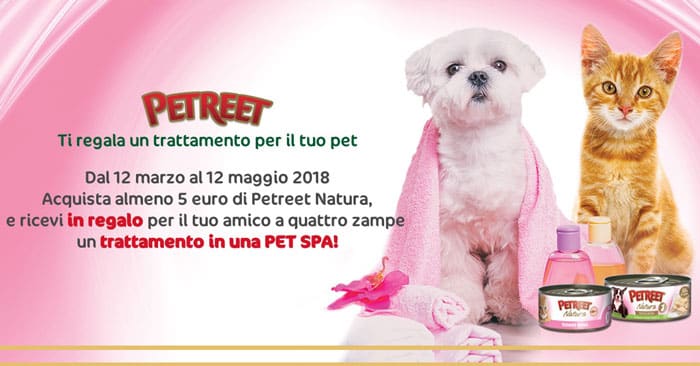 Petreet premio certo: trattamento in una PET SPA