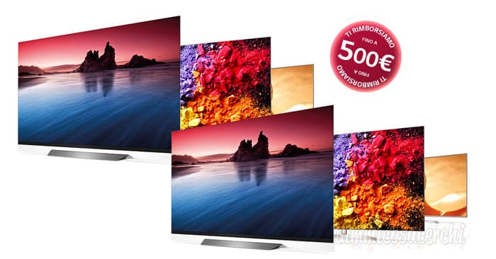 Cashback televisori LG: puoi avere fino a 500 € di rimborso