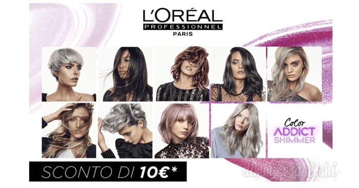 Buono sconto L'Oreal: 10€ sulla colorazione per capelli