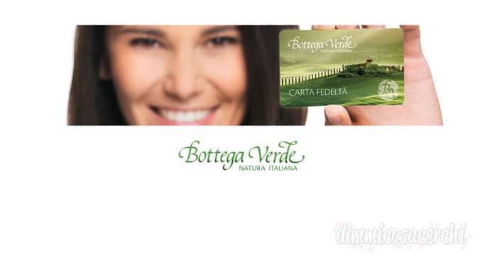 Carta fedeltà Bottega Verde