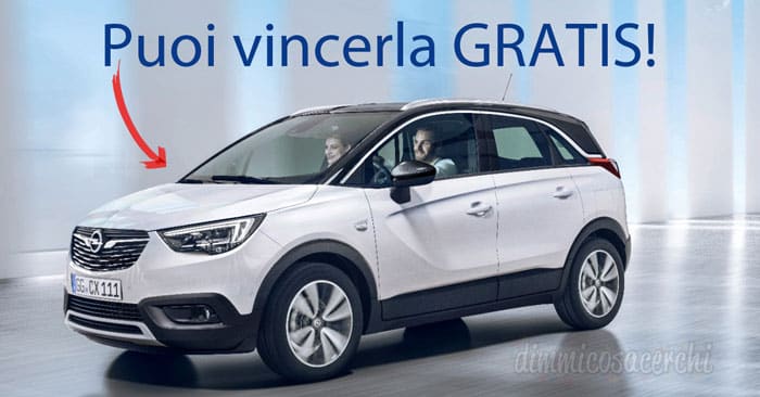 Concorso Divani&Divani: vinci auto Opel Crossland X