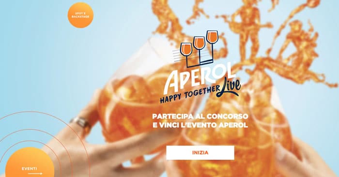 Concorso "Happy Together" Aperol