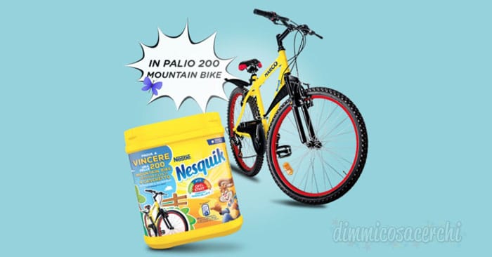 Concorso Nesquik vinci mountain bike