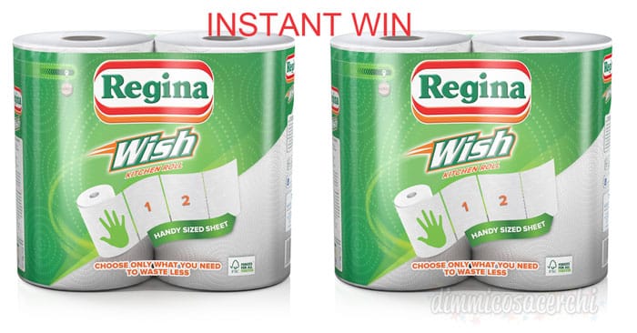 Concorso Regina Wish: gioca e vinci subito dei premi con l'instant win!