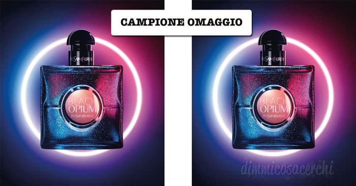 Coupon Black Opium campione omaggio