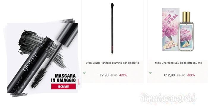 Glossip: mascara omaggio