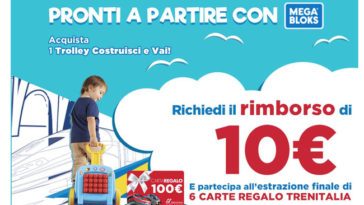 Trolley Megabloks rimborso concorso