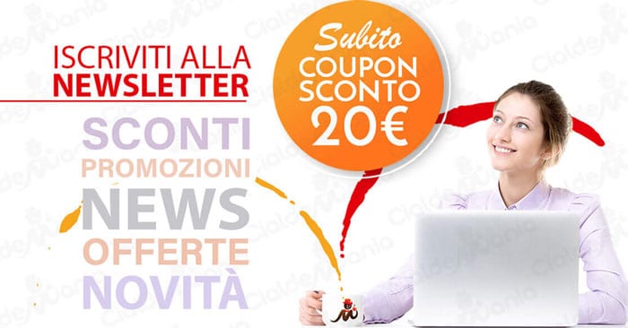Cialde Mania: coupon sconto da 20€