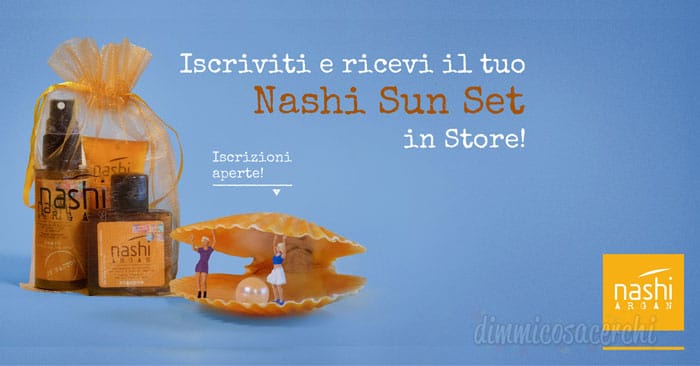 Nashi Sun Set omaggio: scarica il coupon