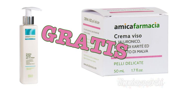 Creme gratis su AmicaFarmacia