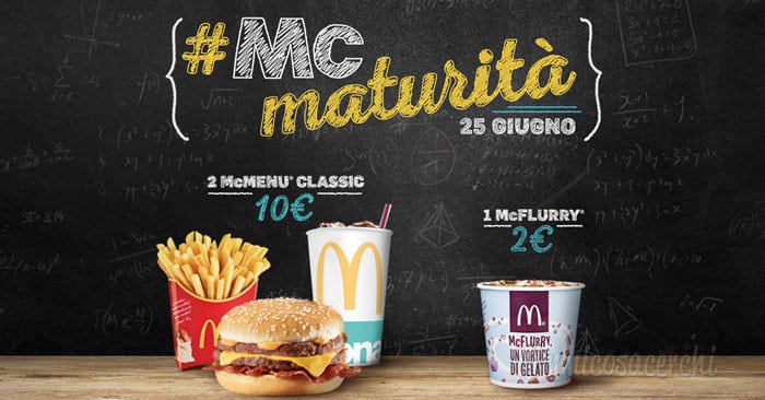 Mc Maturità coupon