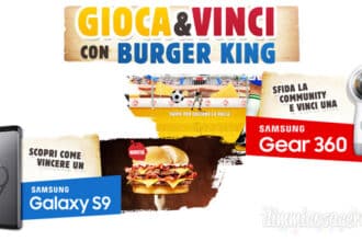 Concordo Burger King: vinci Samsung Gear 360