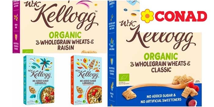 Kellogg: vinci buoni spesa Conad