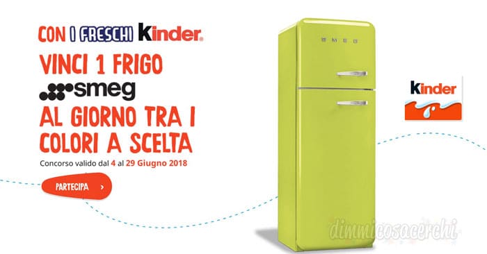 Vinci frigorifero Smeg Kinder