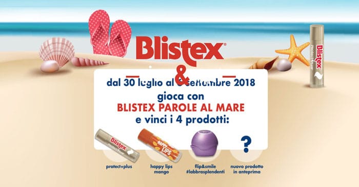 Concorso Blistex "Parole al mare"