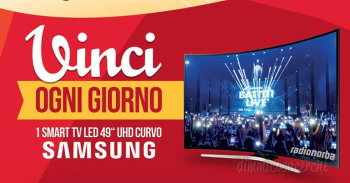 Concorso Dreher vinci tv Samsung