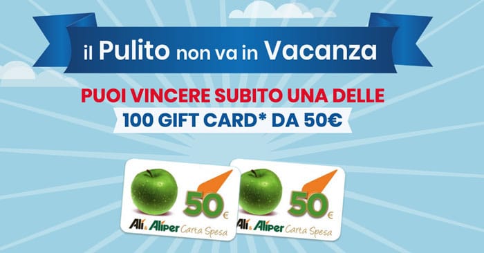 Concorso "Il pulito non va in vacanza"