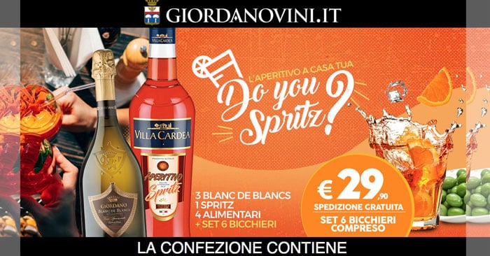 Offerta "Spritz" Giordano Vini