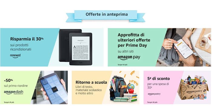 Offerte anticipate Amazon Prime Day