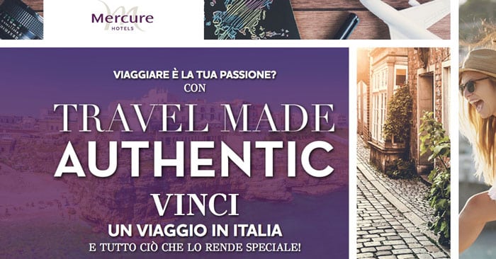 Vinci Polaroid e travel kit con Mercure Hotels