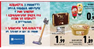 Vinci aspirapolvere Dyson con Unilever