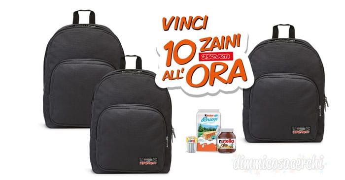 Vinci zaini Seven Kinder e Ferrero