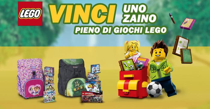 Vinci zaino giochi Lego