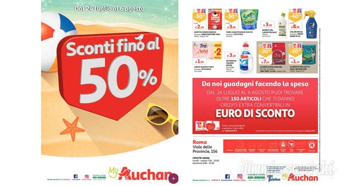 Volantino Auchan luglio