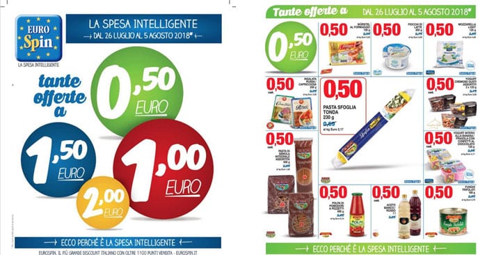 Offerte Eurospin volantino luglio