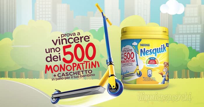 Concorso Nesquik monopattino