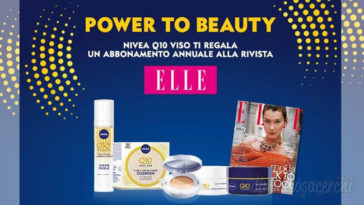 Nivea Q10 regala un anno di abbonamento alla rivista ELLE