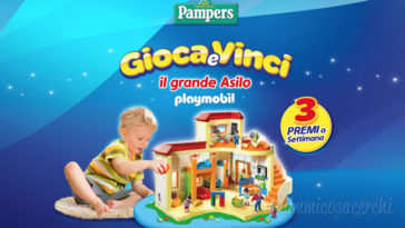 Pampers: gioca e vinci il Grande asilo Playmobil