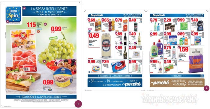 Offerte Eurospin: volantino agosto