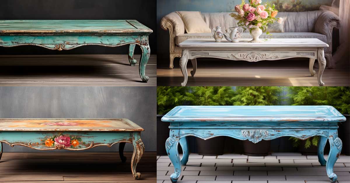 Come realizzare un tavolino in stile shabby [Gallery fotografica]