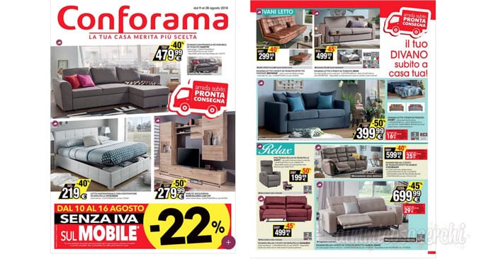 Volantino Conforama