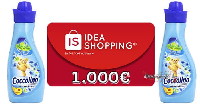 Concorso "Disegna il tuo coccolino": vinci gift card Idea Shopping da 100€