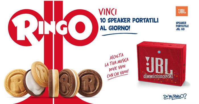 Concorso Ringo diffusori audio JBL