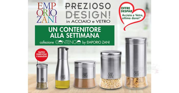 Despar Ti premia: collezione Contengo