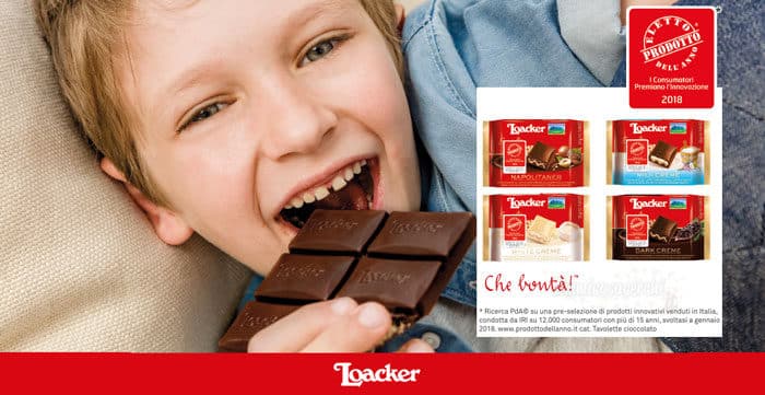 Diventa tester Cioccolato Loacker con The Insiders