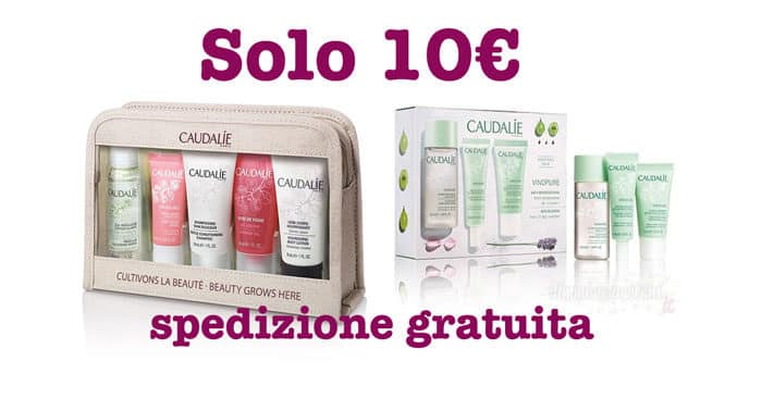 Prodotti Caudalie: sconto spedizione e kit prova
